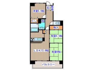 アークヒルズ台原の物件間取画像